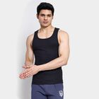Men's 100% Cotton Gym T-Shirt , Black, small
